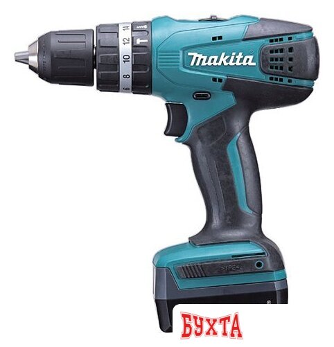 Ударная дрель-шуруповерт Makita HP347DWE (с 2-мя АКБ, кейс)