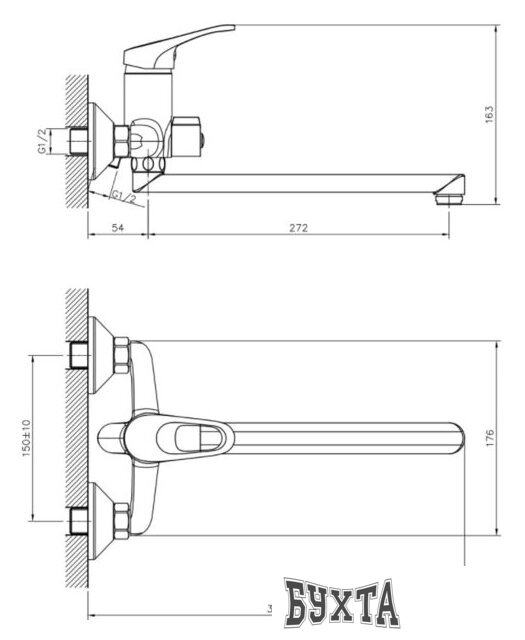 Смеситель Decoroom DR21043