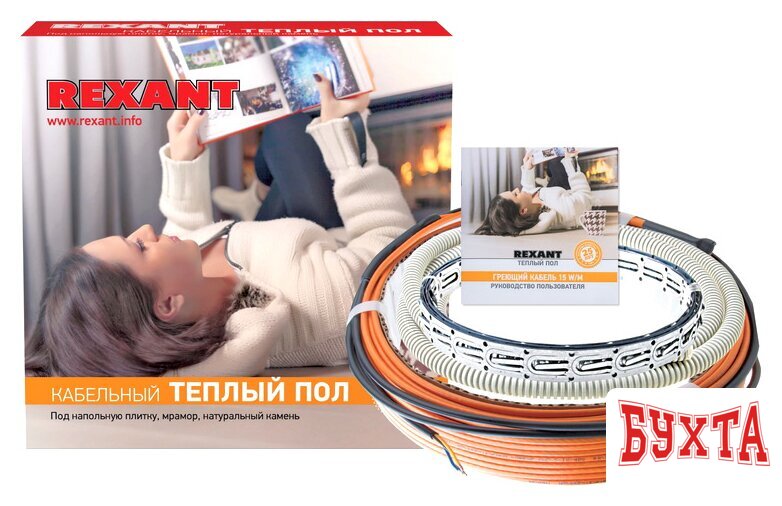 Нагревательный кабель Rexant RND-180-2700 180 м 2700 Вт