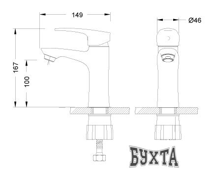 Смеситель Lemark Linara LM0406C