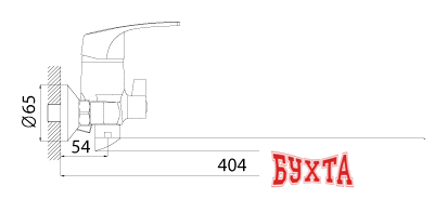 Смеситель Rossinka Silvermix D40-32