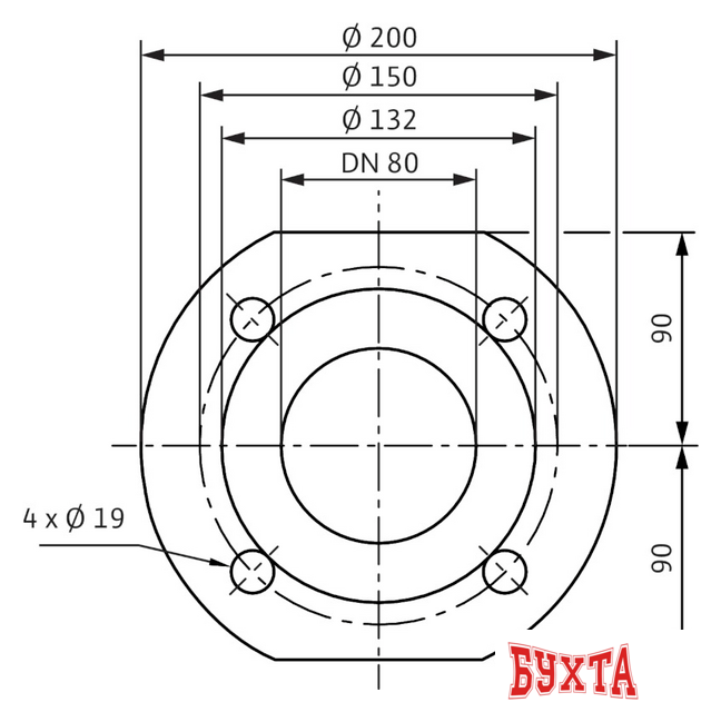 Циркуляционный насос Wilo TOP-S 80/7 (3~400/230 V, PN 6)