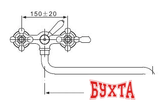 Смеситель Gappo G2265