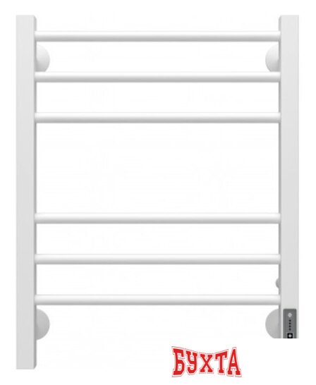 Полотенцесушитель TERMINUS Сицилия электро КС П6 с диммером (450x600, белый)