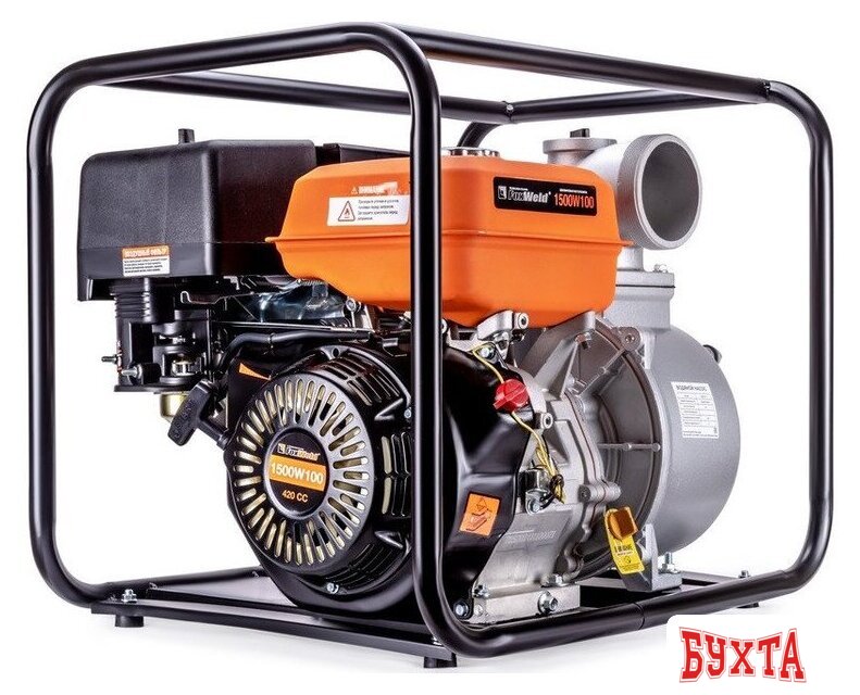 Мотопомпа FoxWeld 1500W100