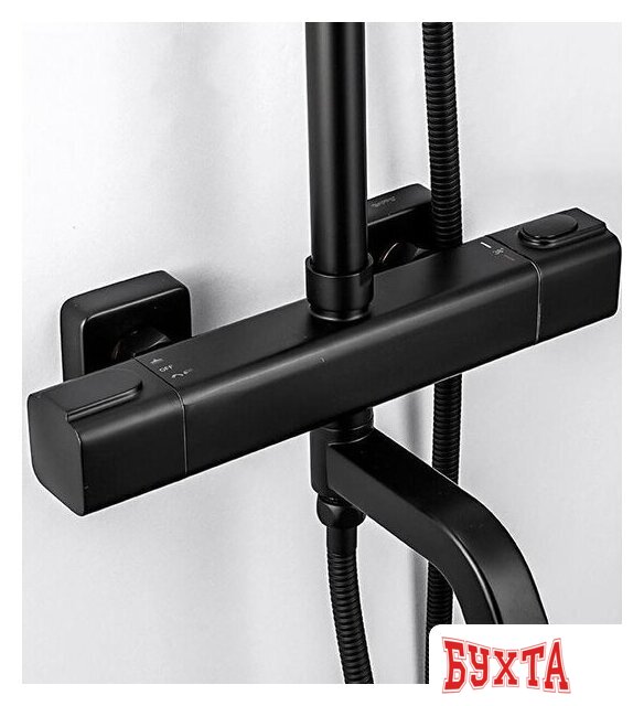 Душевая система  Gappo G2491-6 (черный)