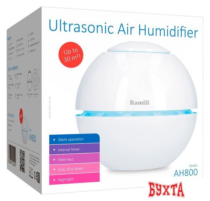 Увлажнитель воздуха Ramili Baby AH800