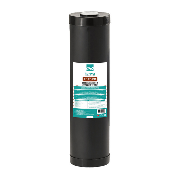 Картридж обезжелезивающий Terwa FE 20 BB, РОССИЯ, Ш/К:4816071300538