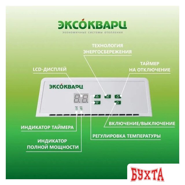 Конвектор Эксокварц KXE-2000