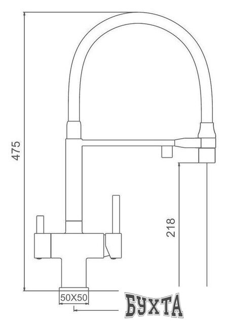 Смеситель Gappo G4395-39