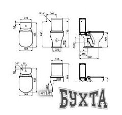 Бачок для унитаза Ideal Standard Tesi T356801