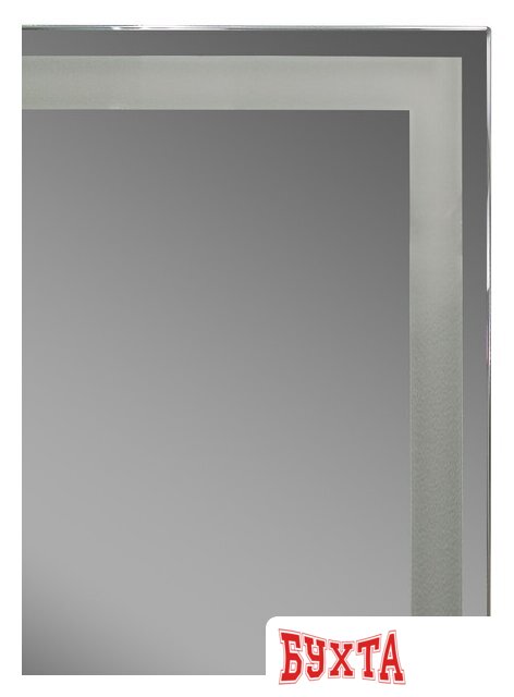 Мебель для ванных комнат Континент Шкаф с зеркалом Mirror Box Black Led 60х80