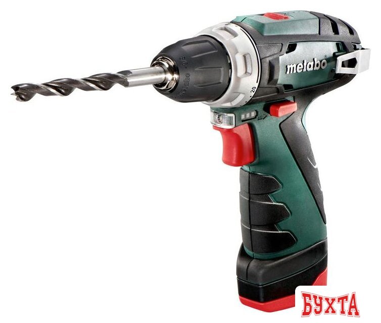 Дрель-шуруповерт Metabo PowerMaxx BS 600984000 (с 2-мя АКБ)