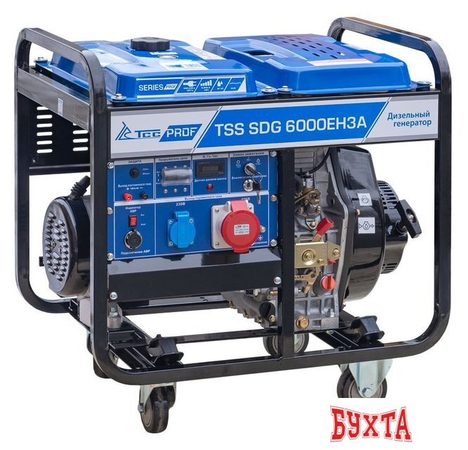 Дизельный генератор ТСС SDG 6000EH3A