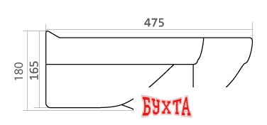 Умывальник Santek Байкал-65 66x47.5 [1.WH10.9.651]