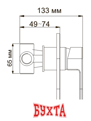 Смеситель Wasserkraft Donau 5351