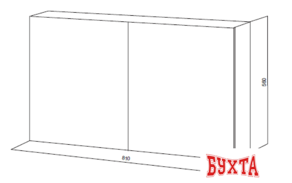 Мебель для ванных комнат Laufen Зеркало LB3 [4469010685151]