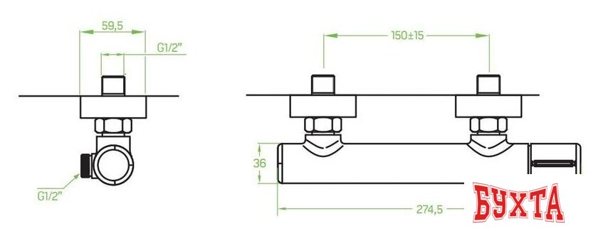 Смеситель Laveo Pretto BAO 740D