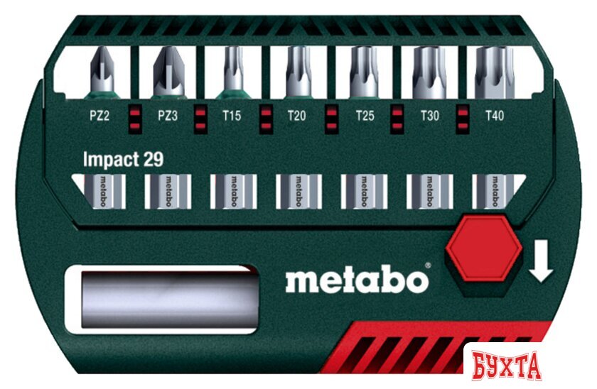 Набор бит Metabo Impact 29 628849000