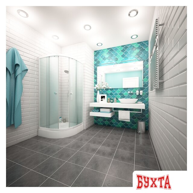 Душевой уголок Метакам Classic 90x90 ШПS_011744 (матовое стекло)