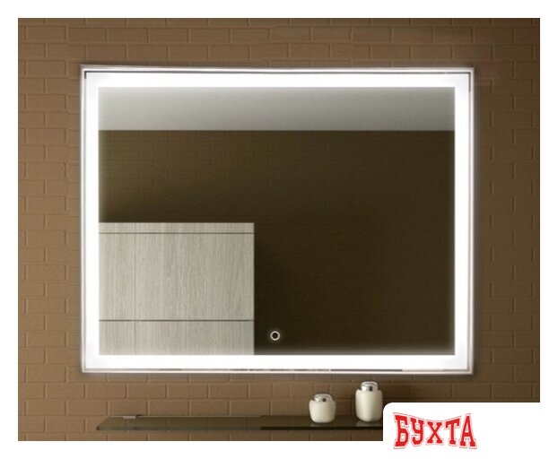 Мебель для ванных комнат Континент Зеркало Aralia LED 90x70