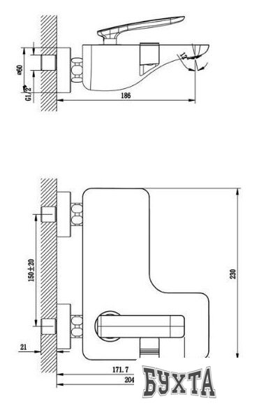 Смеситель Lemark Bellario LM6802C