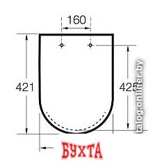 Сиденье для унитаза Roca Victoria ZRU8013900