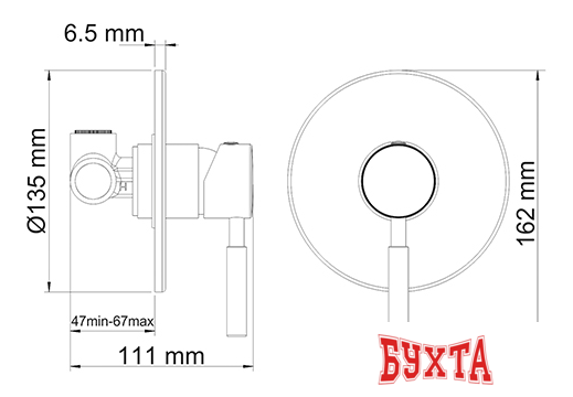 Смеситель Wasserkraft Main 4151