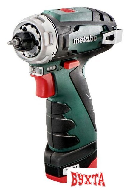 Дрель-шуруповерт Metabo PowerMaxx BS Basic 600984500 (с 2-мя АКБ, кейс)