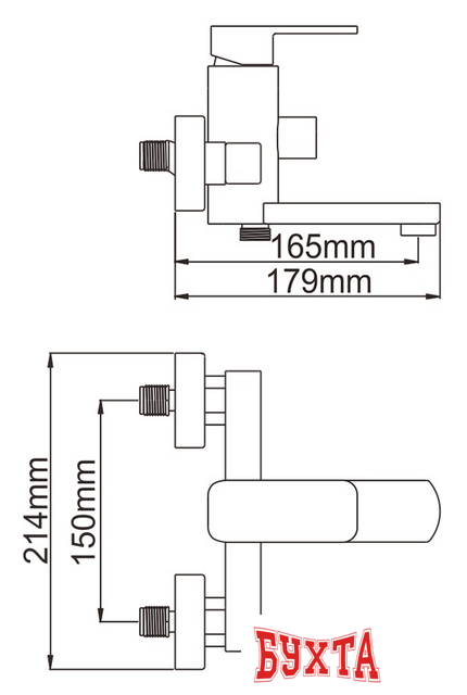 Смеситель Ledeme L73233