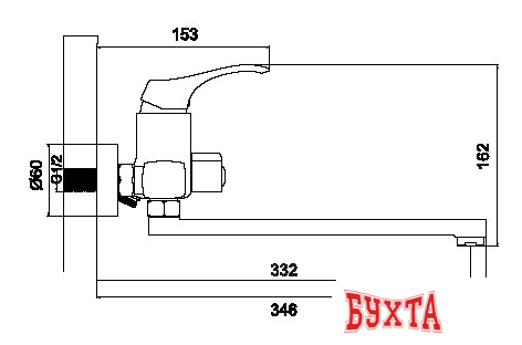 Смеситель Ledeme H42 L2242