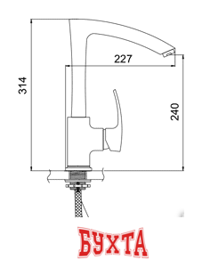 Смеситель Gerhans K14014