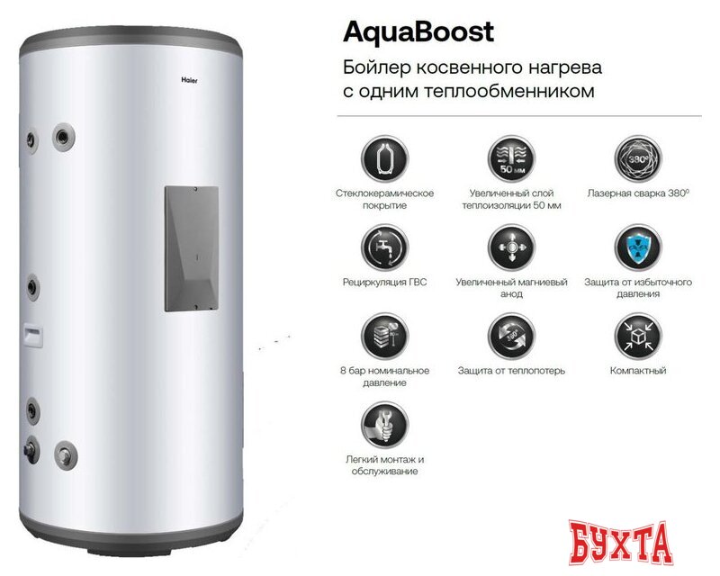 Бойлер косвенного нагрева Haier AquaBoost 1.150F