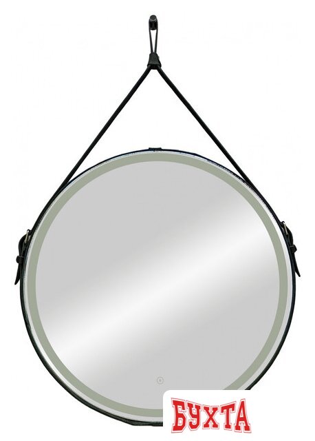 Мебель для ванных комнат Континент Зеркало Millenium Black Led D 80 (черный)