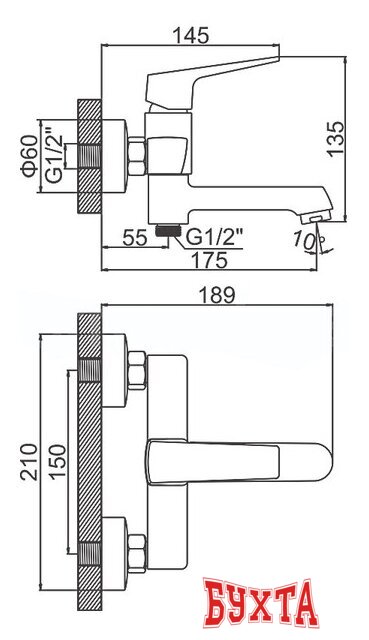 Смеситель Ledeme L3181B