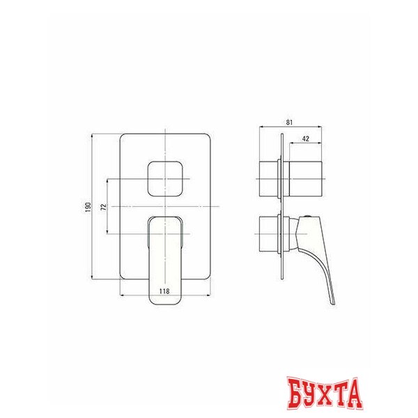 Душевая система  Deante Hiacynt BXYZ0QHM