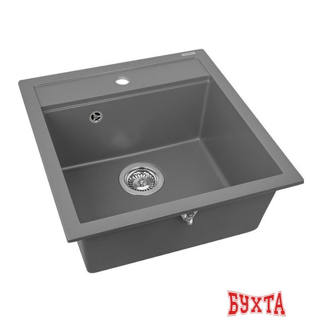Кухонная мойка Aquasanita Tesa SQT100W (alumetallic 202)