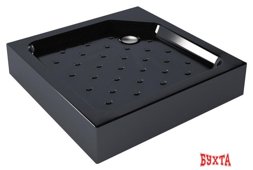 Душевой поддон Метакам Universal Black N 90x90 АПS_013576 (квадратный)