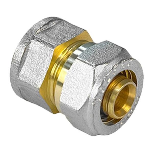 Соединитель обжимной с переходом на ВР VALFEX 16 x 1/2