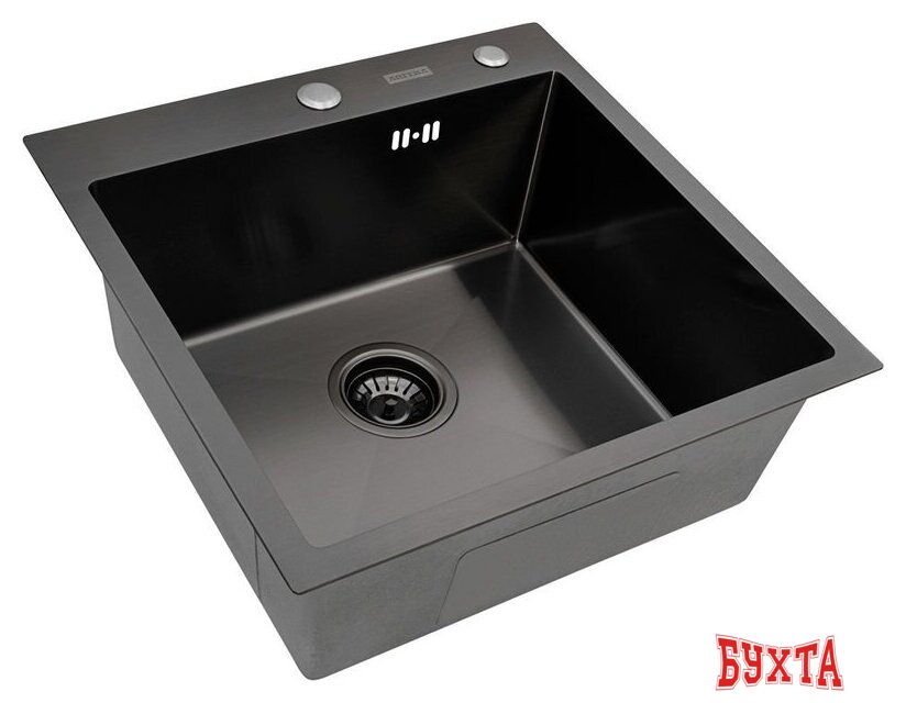 Кухонная мойка ARFEKA Eco AR 500*500 Black PVD Nano