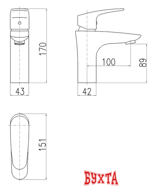 Смеситель Slezak RAV Амур AM726.5