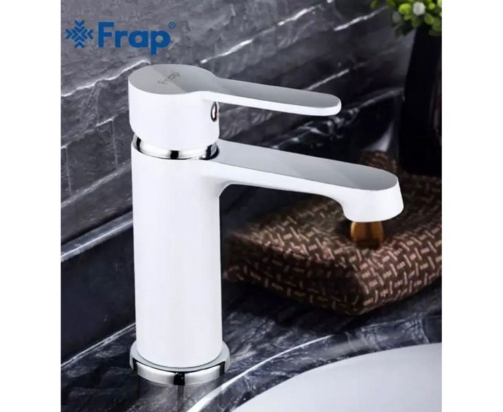 Смеситель FRAP F1041 (белый)