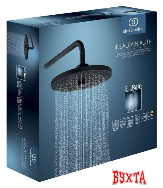 Верхний душ Ideal Standard BD581XG (черный матовый)