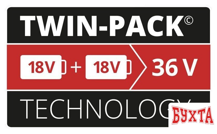 Набор аккумуляторов Einhell Twinpack 4511524 (18В/2.5 Ah)