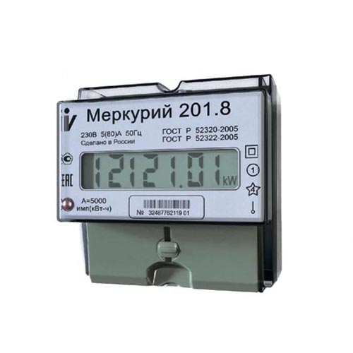 Счетчик электроэнергии Инкотекс Меркурий 201.8