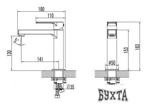 Смеситель Lemark Plus Grace LM1537C