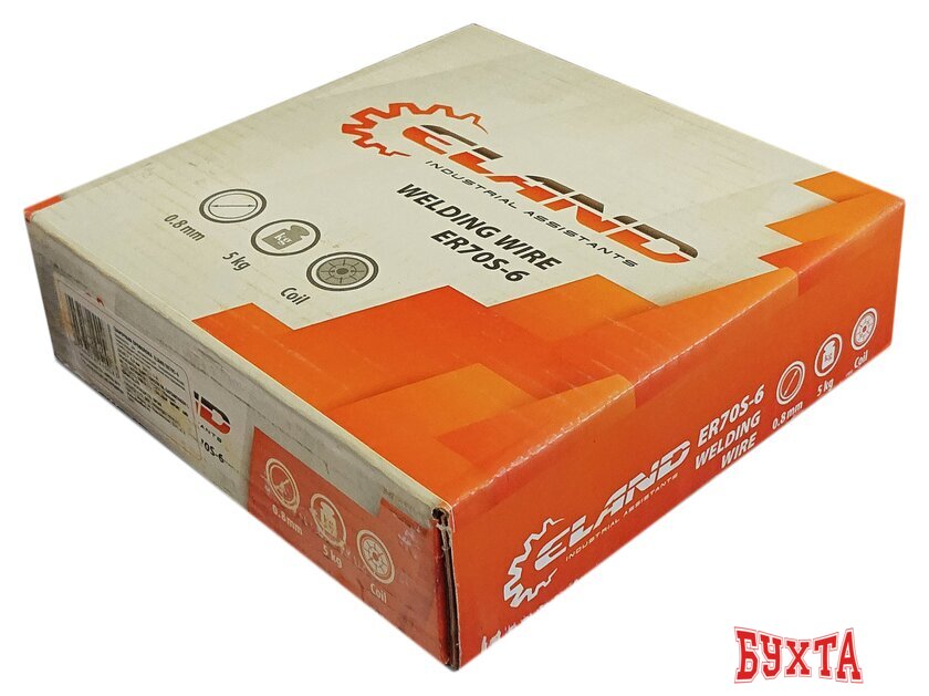 Сварочная проволока  ELAND ER70S-6 ER70S6EL085 (0.8 мм, 5 кг)