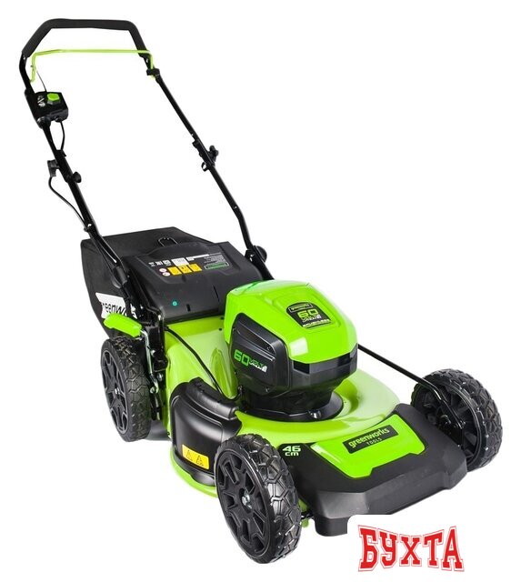 Газонокосилка Greenworks GD60LM46SP (без АКБ)