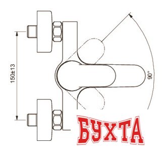 Смеситель Ideal Standard Vito [B0412AA]