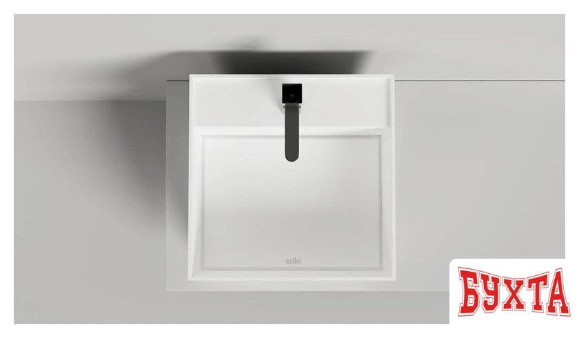 Умывальник Salini Armonia Square Top 03 130513TG (S-Sense, глянцевый)